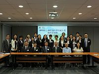 2013 Shanghai Jiaotong University Executive Training Class: Prof. Fok Tai-fai (3rd from right, front row), PVC welcomes the delegation from SJTU